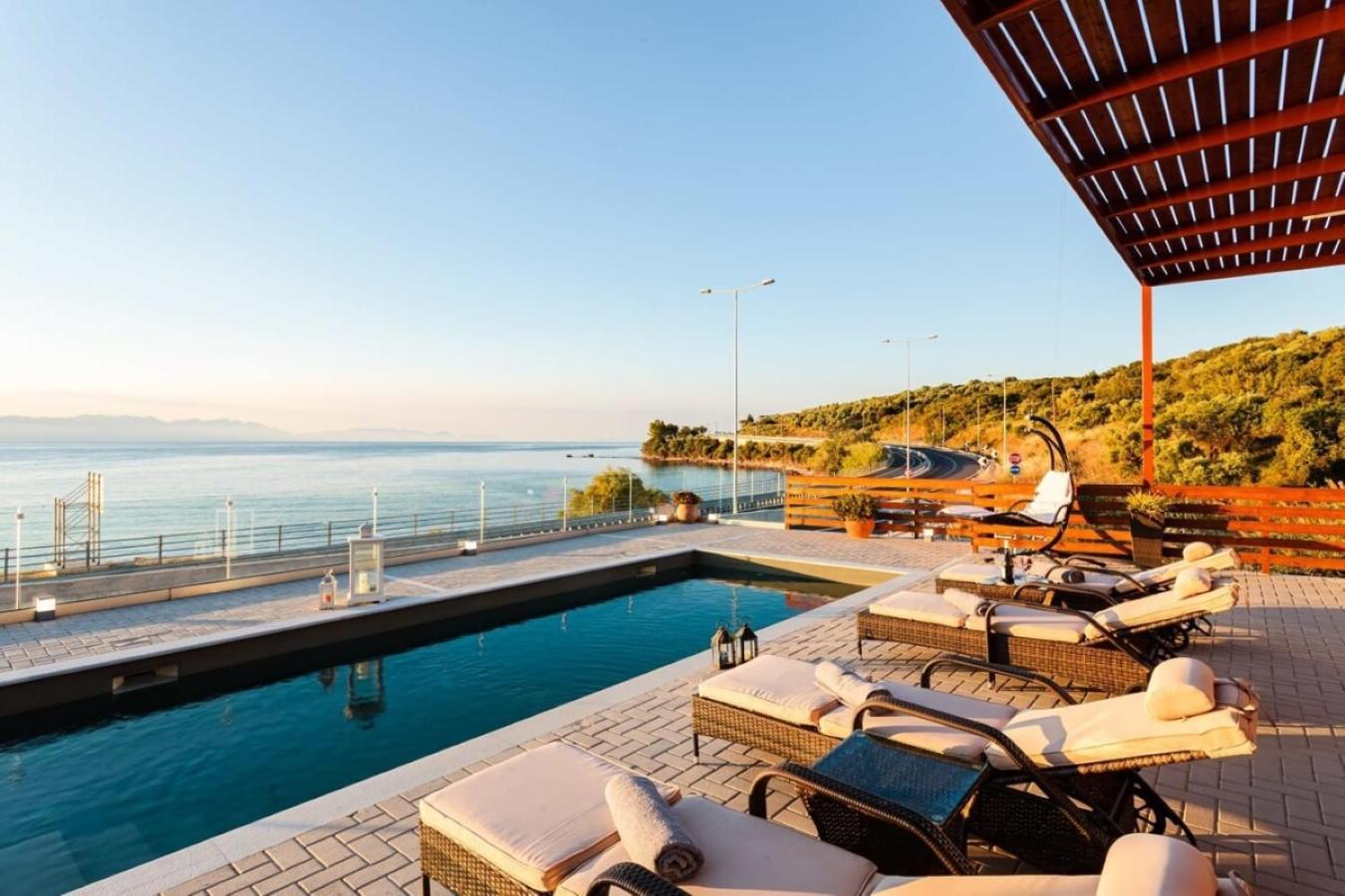 Seaside Summer Bliss - Aurora Luxury Pool Paradise Petalídhion Esterno foto