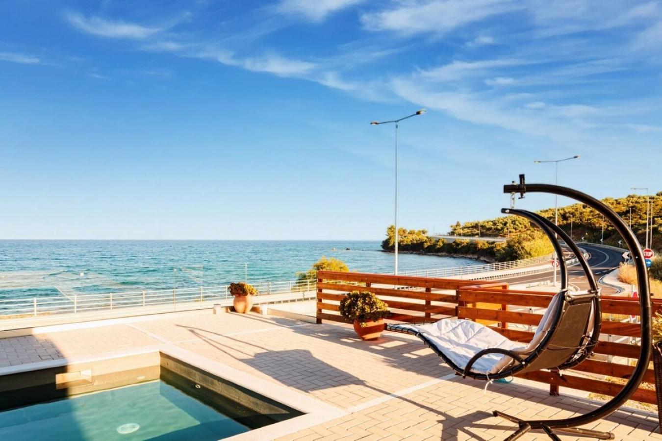 Seaside Summer Bliss - Aurora Luxury Pool Paradise Petalídhion Esterno foto