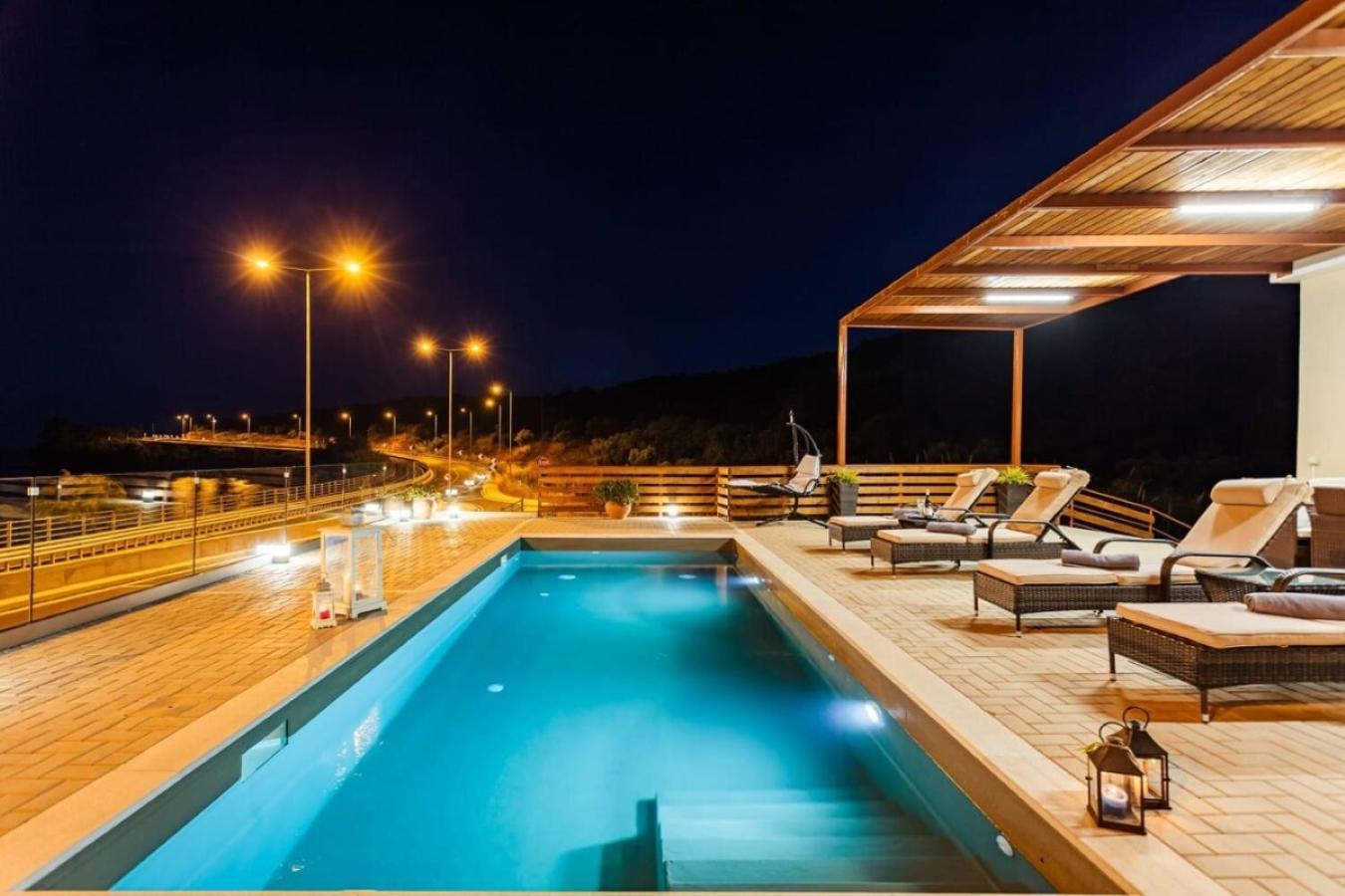 Seaside Summer Bliss - Aurora Luxury Pool Paradise Petalídhion Esterno foto